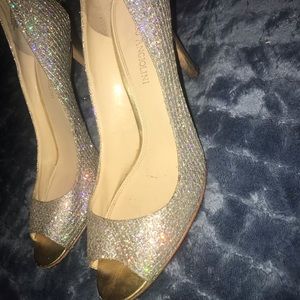 Enzo Angiolini open toe heels
